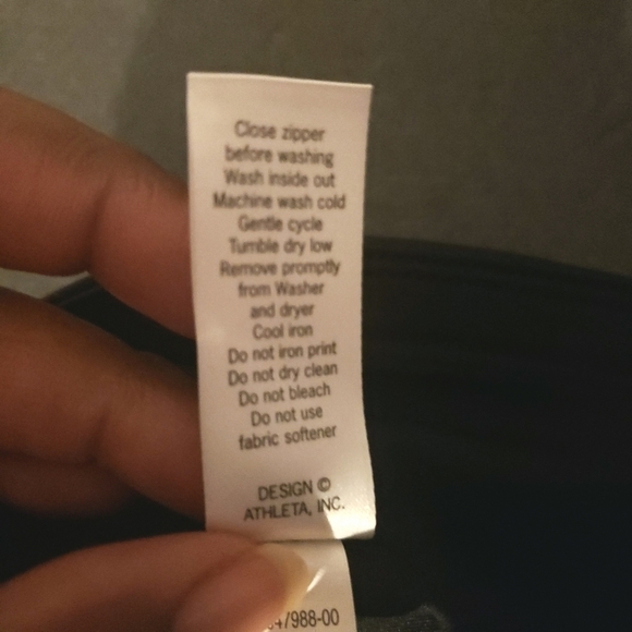 Athleta Shine Stripe Sonar Tight Yoga Workout Leggings Size S - Picture 10 of 10